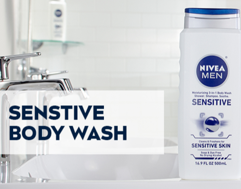 Dầu gội cao cấp cho cánh mày râu Nivea Men Sensitive